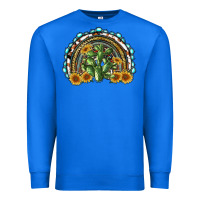 True Royal western rainbow with cactus Premium Sweatshirt - RanaPortraitStore