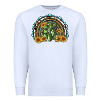 White western rainbow with cactus Premium Sweatshirt - RanaPortraitStore