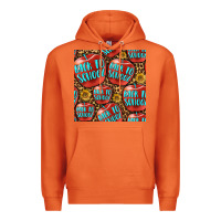 Carrot back to school with apple seamless pattern Premium Hoodie - BundleAndBundleShop
