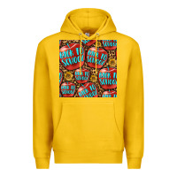 Lemon back to school with apple seamless pattern Premium Hoodie - BundleAndBundleShop