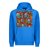 True Royal back to school with apple seamless pattern Premium Hoodie - BundleAndBundleShop