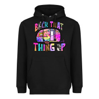 Black back that thing up Heavyweight Hoodie - Zillion Design Studio