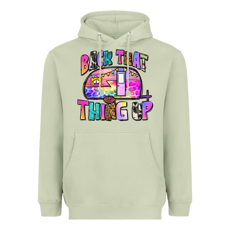 Back That Thing Up Heavyweight Hoodie by Zillion Design Studio | Teevron