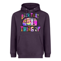 Plum back that thing up Heavyweight Hoodie - Zillion Design Studio