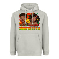 Moon Dust juneteenth with afro black kids Heavyweight Hoodie - texasbilliewilder