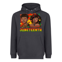 Smoke juneteenth with afro black kids Heavyweight Hoodie - texasbilliewilder