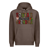 Coffee santa's favorite grandma Premium Hoodie - Jasminsmagicworld