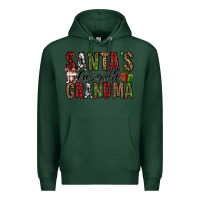 Sports Green santa's favorite grandma Premium Hoodie - Jasminsmagicworld