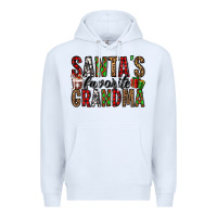 White santa's favorite grandma Premium Hoodie - Jasminsmagicworld