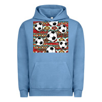 Pigment Pebble Blue western soccer Urban Hoodie - AdoDesignShop