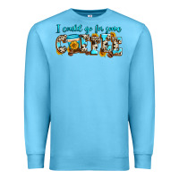 Ocean Blue i could go for some coffee Premium Sweatshirt - Zillion Design Studio