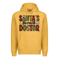 Santa's Favorite Doctor Premium Hoodie | Teevron