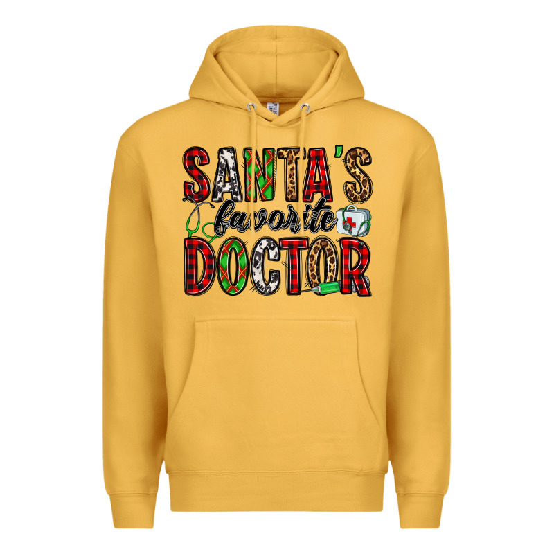Santa's Favorite Doctor Premium Hoodie by Jasminsmagicworld | Teevron