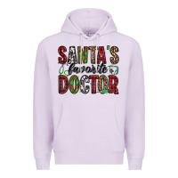 Lilac santa's favorite doctor Premium Hoodie - Jasminsmagicworld