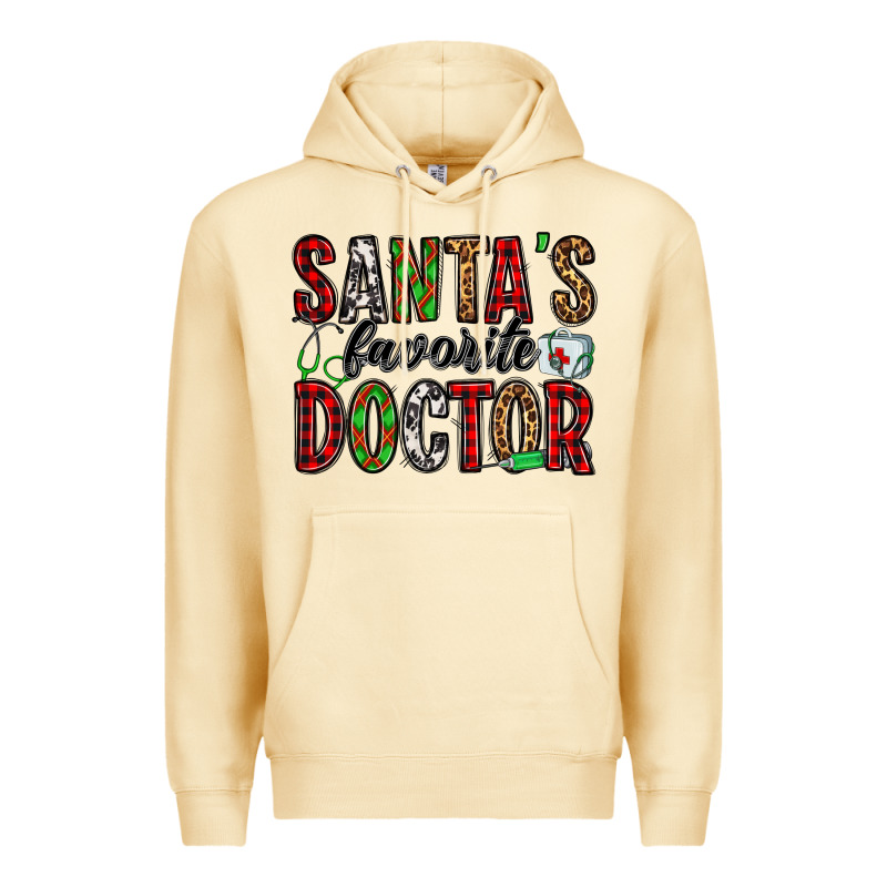 Santa's Favorite Doctor Premium Hoodie by Jasminsmagicworld | Teevron