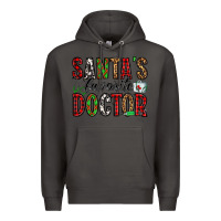 Smoke santa's favorite doctor Premium Hoodie - Jasminsmagicworld