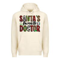 Tofu santa's favorite doctor Premium Hoodie - Jasminsmagicworld