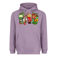 Lavender tiger coffee cups Heavyweight Hoodie - Zillion Design Studio