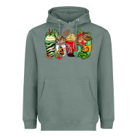 Sage tiger coffee cups Heavyweight Hoodie - Zillion Design Studio