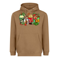Toasted Coconut tiger coffee cups Heavyweight Hoodie - Zillion Design Studio