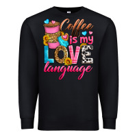 Black coffee is my love language Premium Sweatshirt - Zillion Design Studio