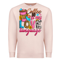 Pale Pink coffee is my love language Premium Sweatshirt - Zillion Design Studio