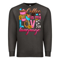 Smoke coffee is my love language Premium Sweatshirt - Zillion Design Studio