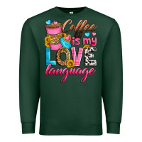 Sports Green coffee is my love language Premium Sweatshirt - Zillion Design Studio