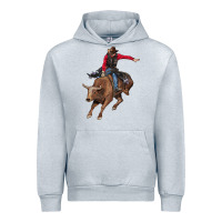 Heather Grey western cowboy Urban Hoodie - AdoDesignShop