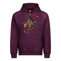 Mauve Wine western cowboy Urban Hoodie - AdoDesignShop