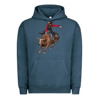 Pigment Midnight Navy western cowboy Urban Hoodie - AdoDesignShop