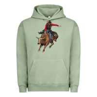 Pigment Oil Green western cowboy Urban Hoodie - AdoDesignShop