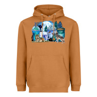 Meerkat wolf coffee cups Heavyweight Hoodie - Zillion Design Studio