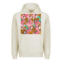 Oatmeal Heather western pencil seamless pattern Premium Hoodie - BundleAndBundleShop
