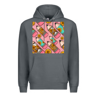 Rock western pencil seamless pattern Premium Hoodie - BundleAndBundleShop