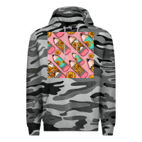 Slate Camo western pencil seamless pattern Premium Hoodie - BundleAndBundleShop