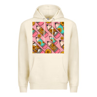 Tofu western pencil seamless pattern Premium Hoodie - BundleAndBundleShop