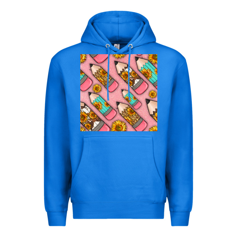 Western Pencil Seamless Pattern Premium Hoodie by BundleAndBundleShop | Teevron