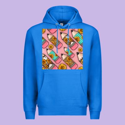 Western Pencil Seamless Pattern Premium Hoodie Designed By Bundleandbundleshop