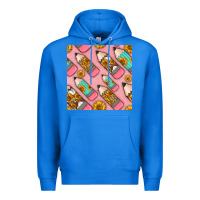 True Royal western pencil seamless pattern Premium Hoodie - BundleAndBundleShop