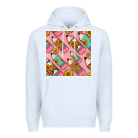White western pencil seamless pattern Premium Hoodie - BundleAndBundleShop