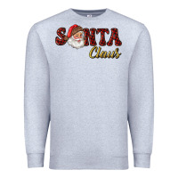 Heather Grey santa claus Premium Sweatshirt - RanaPortraitStore