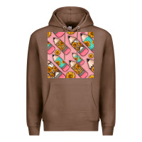 Chestnut western pencil seamless pattern Premium Hoodie - BundleAndBundleShop
