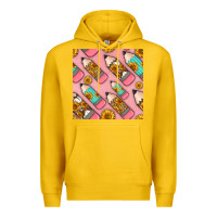 Lemon western pencil seamless pattern Premium Hoodie - BundleAndBundleShop