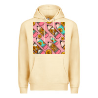 Pina Colada western pencil seamless pattern Premium Hoodie - BundleAndBundleShop