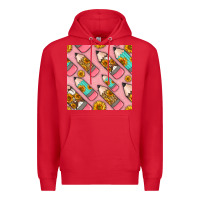 Red western pencil seamless pattern Premium Hoodie - BundleAndBundleShop