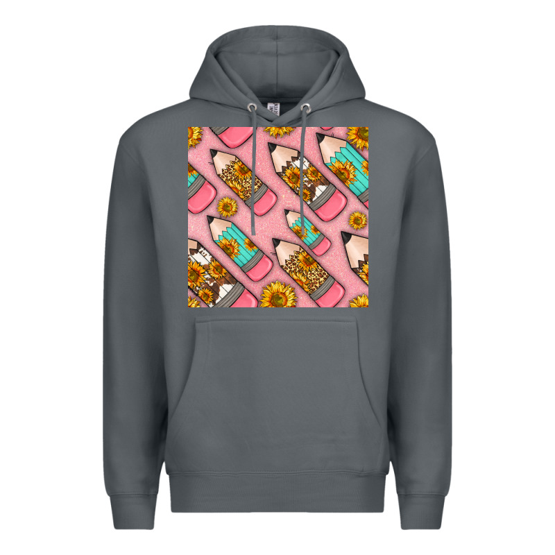 Western Pencil Seamless Pattern Premium Hoodie by BundleAndBundleShop | Teevron