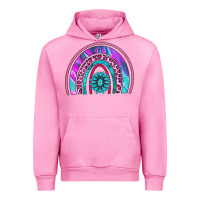 Fuchsia Pink rainbow and gemstone Urban Hoodie - AdoDesignShop