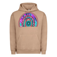 Pigment Burro rainbow and gemstone Urban Hoodie - AdoDesignShop