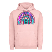 Pigment Salmon rainbow and gemstone Urban Hoodie - AdoDesignShop